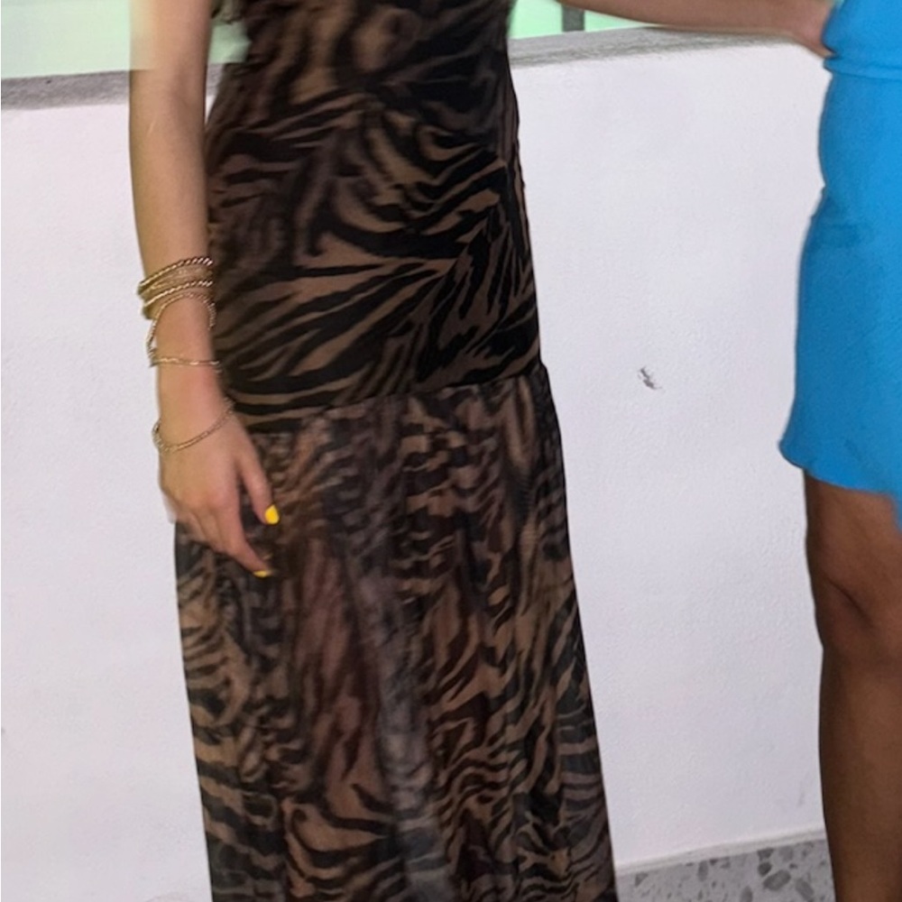 Animal Print Maxi Dress